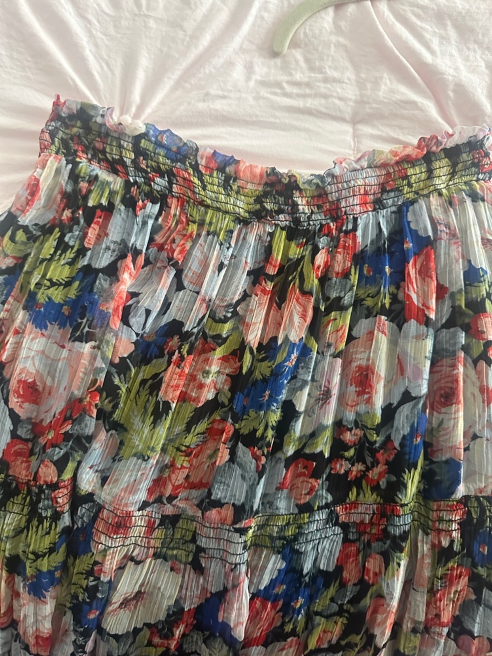 ANTHROPOLOGIE Maria's teared nylon maxi skirt XS S - Picture 6 of 7